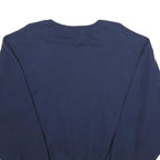 JERZEES Mens Navy Blue Johnson Park School Crew Neck M Cotton Blend Sweatshirt