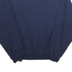 JERZEES Mens Navy Blue Johnson Park School Crew Neck M Cotton Blend Sweatshirt