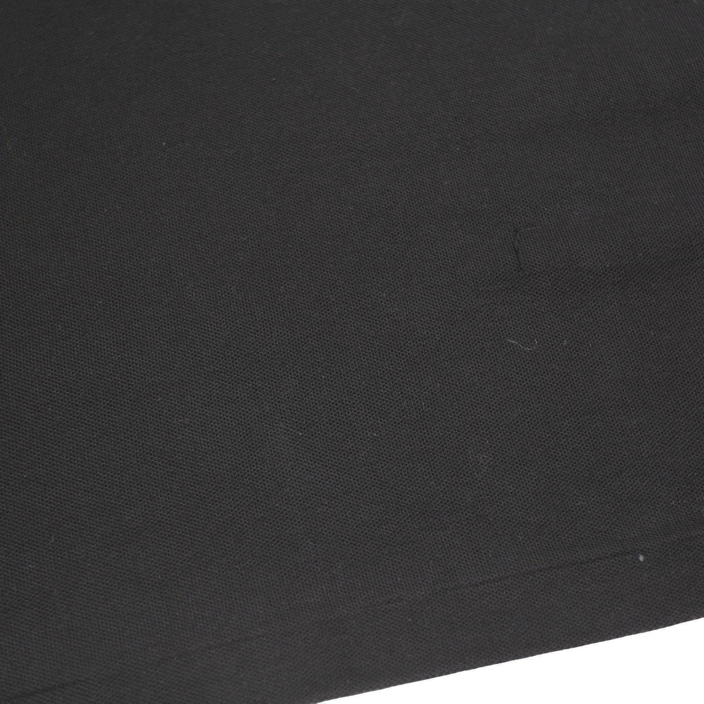 FILA Mens Black Long Sleeve Plain Polo Shirt XL Cotton Casual Sport