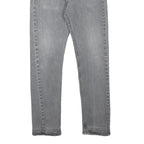 LEVI'S Mens Regular Fit Grey Denim Jeans Zip W31 L25 Classic Cotton Blend