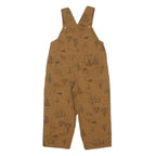 CARHARTT Boys Brown Cotton Dungarees Loose Fit Printed 3Y W26 L13