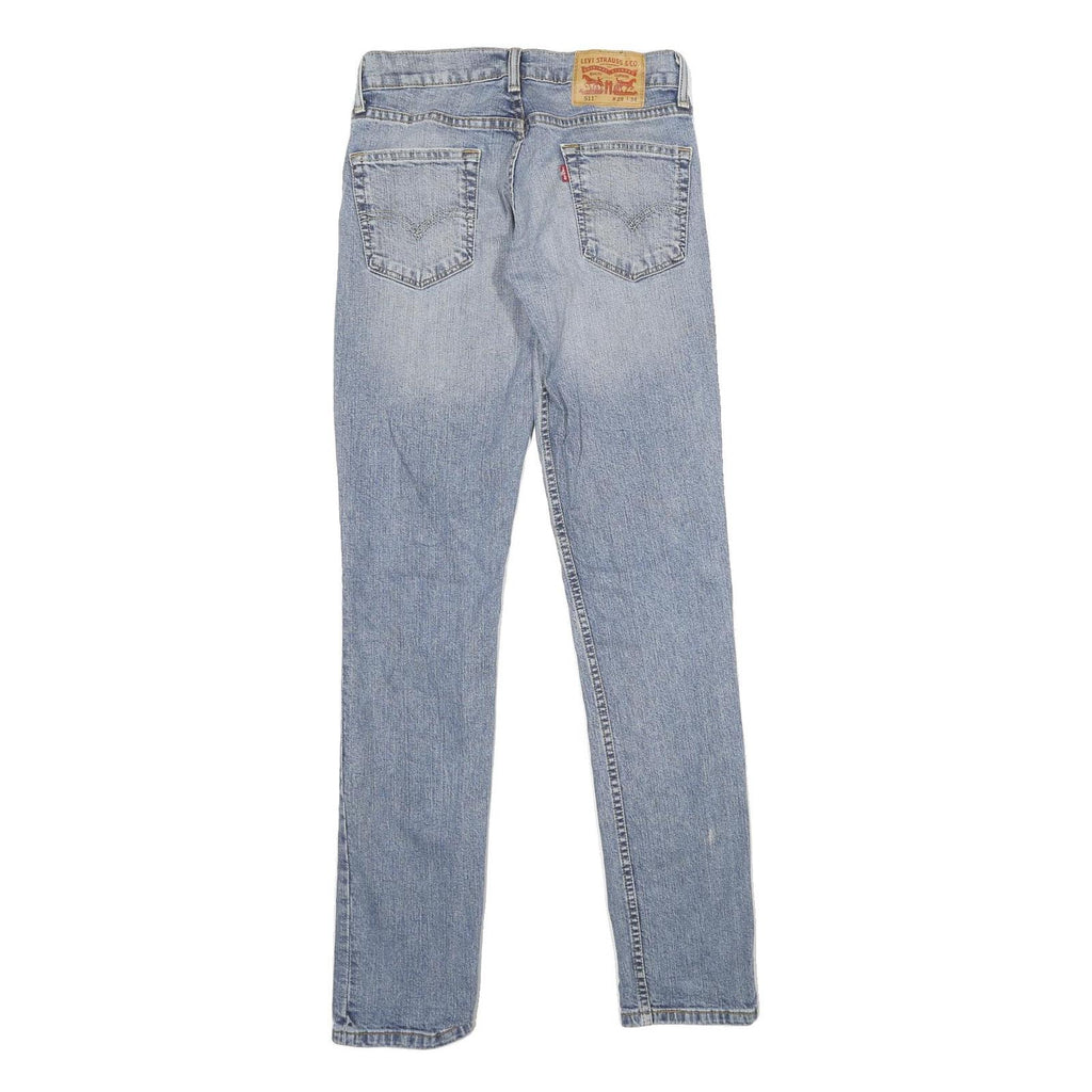 LEVI'S 511 Skinny Mens Jeans Blue Slim Denim Medium W29 L34 Stylish Zip