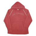 LEVI'S Mens Red Pullover Hoodie L Cotton Blend Casual Sweatshirt