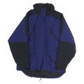 WHITE SIERRA Womens Blue & Black Outdoor Jacket M Polyester Zip Shell Plain