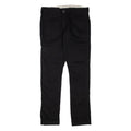 DICKIES Womens Trousers Black Slim Straight W30 L30