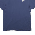 NIKE Mens Blue Graphic T-Shirt M Short Sleeve Crew Neck Casual Cotton