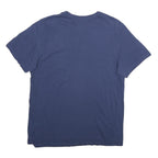 NIKE Mens Blue Graphic T-Shirt M Short Sleeve Crew Neck Casual Cotton