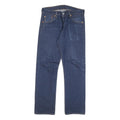 LEVI'S 501 Mens Jeans Blue Regular Straight Denim Medium W31 L29 Classic Button