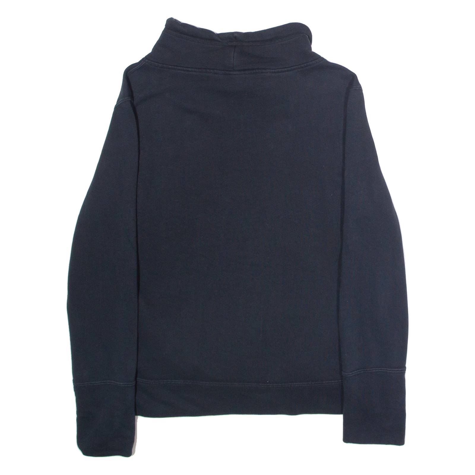 PUMA Womens Sweatshirt Black Roll Neck UK 14