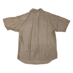 HAPPY LIFE Mens Plain Shirt Beige L