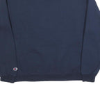 CHAMPION Mens Navy Blue Saint James Wrestling Crew Neck L Sweatshirt