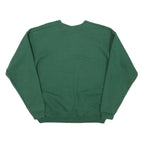 HANES Mens Green Oakstone Crew Neck L Sweatshirt Cotton Blend Casual Pullover
