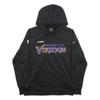 NIKE Mens Black Property Of Vikings Pullover Hoodie M NFL Team Sweatshirt