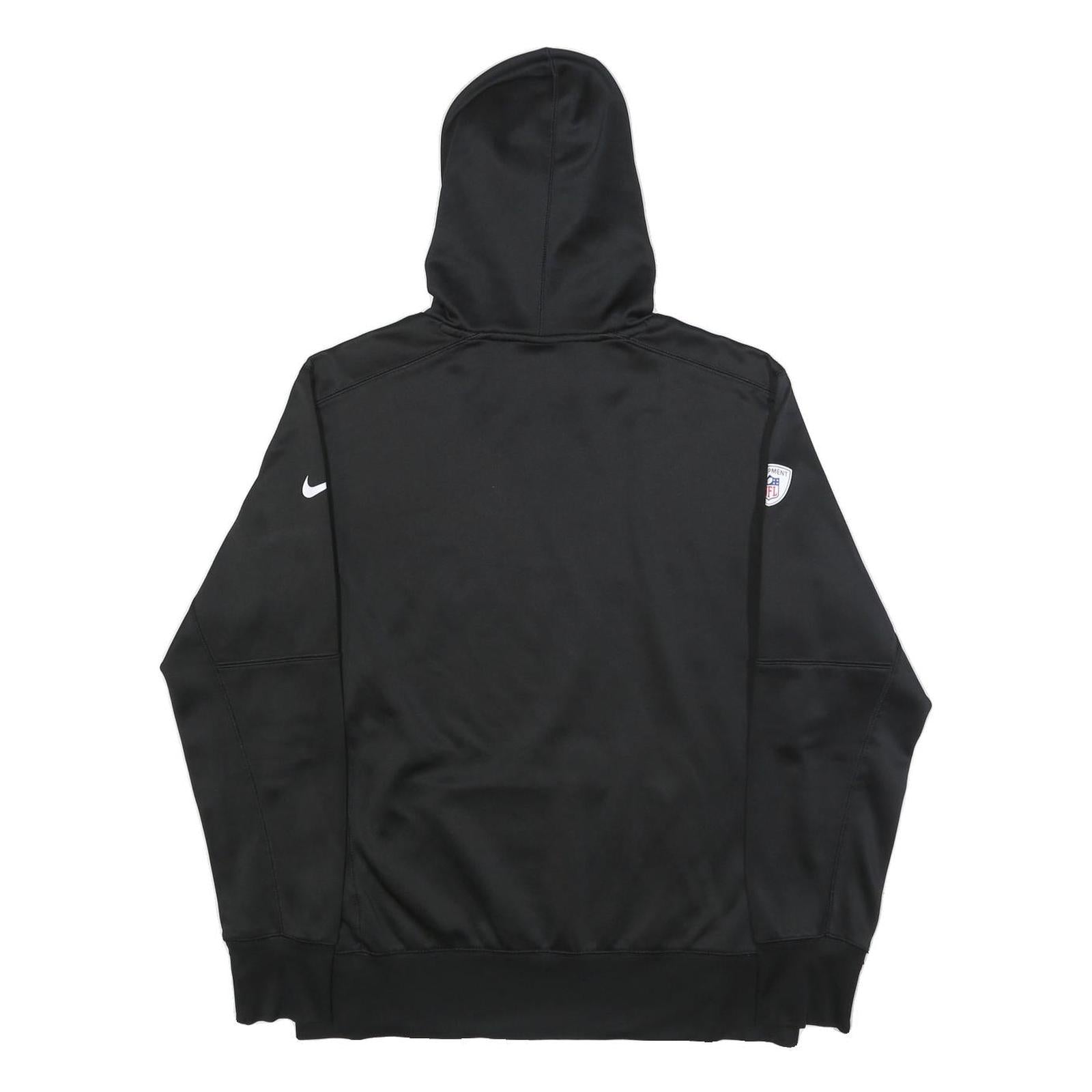 NIKE Mens Black Property Of Vikings Pullover Hoodie M NFL Team Sweatshirt