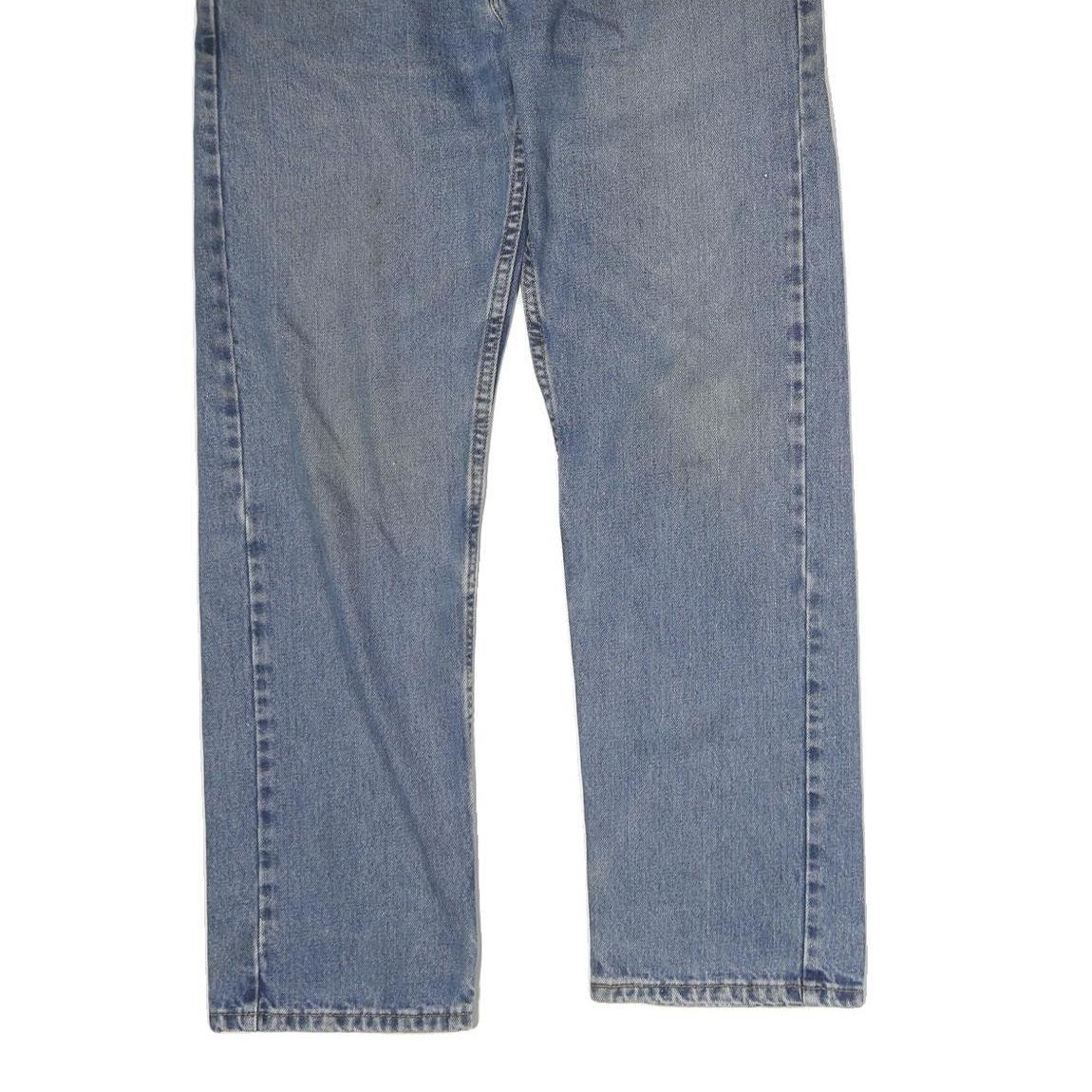 LEVI'S 505 Mens Jeans Blue Regular Straight Denim Medium W34 L30 Classic Fit