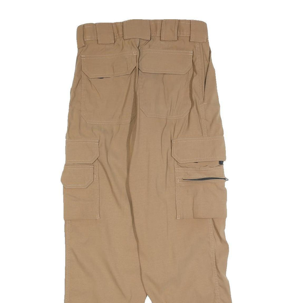 BELTUS Womens Polyester Blend Beige Regular Fit Cargo Trousers W27 L28 Utility
