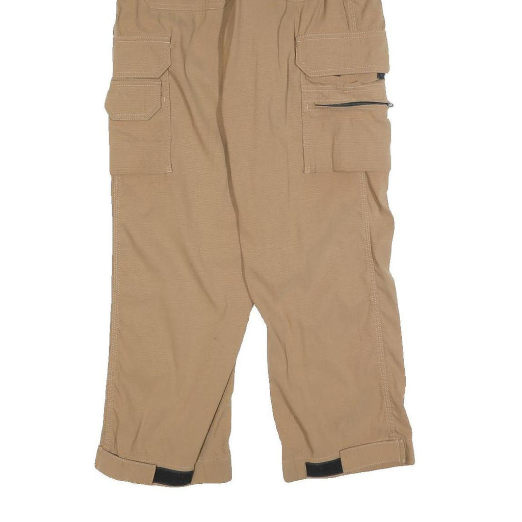 BELTUS Womens Polyester Blend Beige Regular Fit Cargo Trousers W27 L28 Utility