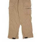 BELTUS Womens Polyester Blend Beige Regular Fit Cargo Trousers W27 L28 Utility