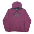 NIKE Mens Maroon Hoodie XL Cotton Blend Pullover Sweatshirt Sports Casual