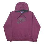 NIKE Mens Maroon Hoodie XL Cotton Blend Pullover Sweatshirt Sports Casual