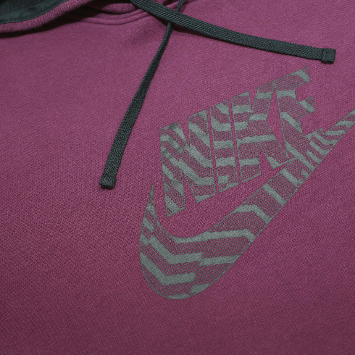 NIKE Mens Maroon Hoodie XL Cotton Blend Pullover Sweatshirt Sports Casual
