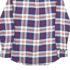 CHAPS Mens Blue & Red Check Shirt S Classic Cotton Button Down Casual