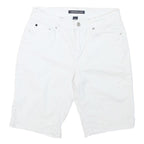CALVIN KLEIN JEANS Womens Shorts White Casual Regular M W28 Cotton Blend
