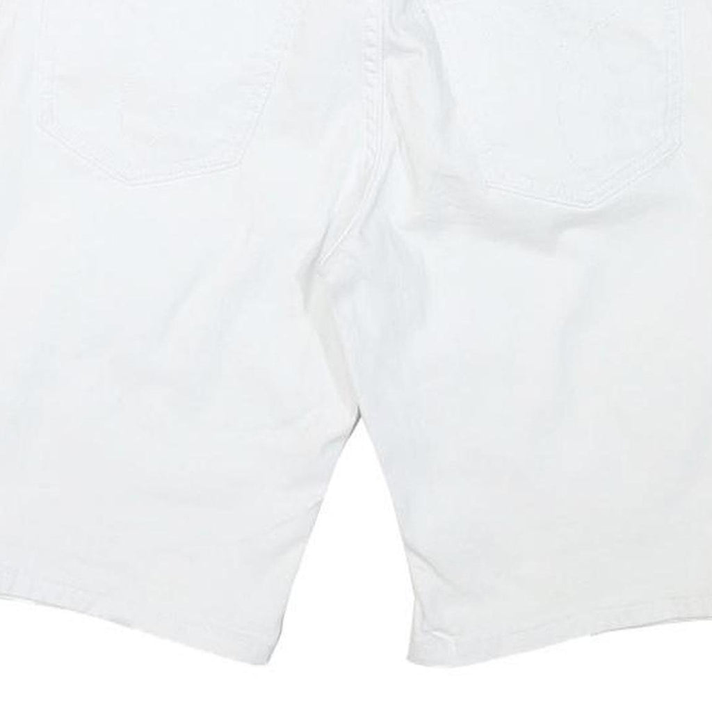 CALVIN KLEIN JEANS Womens Shorts White Casual Regular M W28 Cotton Blend