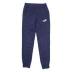 PUMA Mens Joggers Blue Tapered S W28 L29
