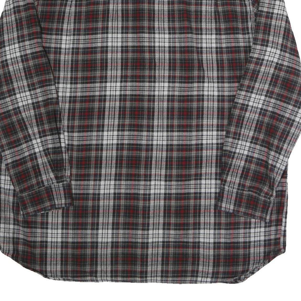 CARHARTT Mens Black & Red Plaid Cotton Shirt 2XL Button-Down Long Sleeve