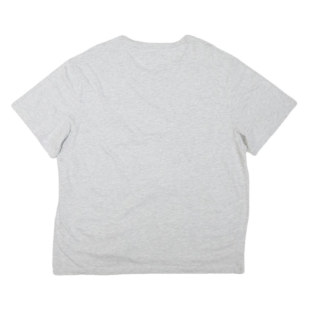 CHAPS Mens Grey 2XL T-Shirt Short Sleeve Crew Neck Pocket Logo Casual