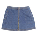 COOPERATIVE Womens Mini Skirt Blue Short Denim M
