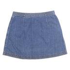 COOPERATIVE Womens Mini Skirt Blue Short Denim M