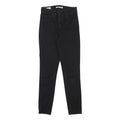 LEVI'S 721 BIG E Womens Jeans Black Slim Skinny Denim Medium W26 L28 Slim Fit