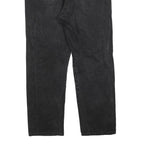 WRANGLER Mens Regular Fit Black Denim Jeans W36 L30 Classic Cotton Blend Zip