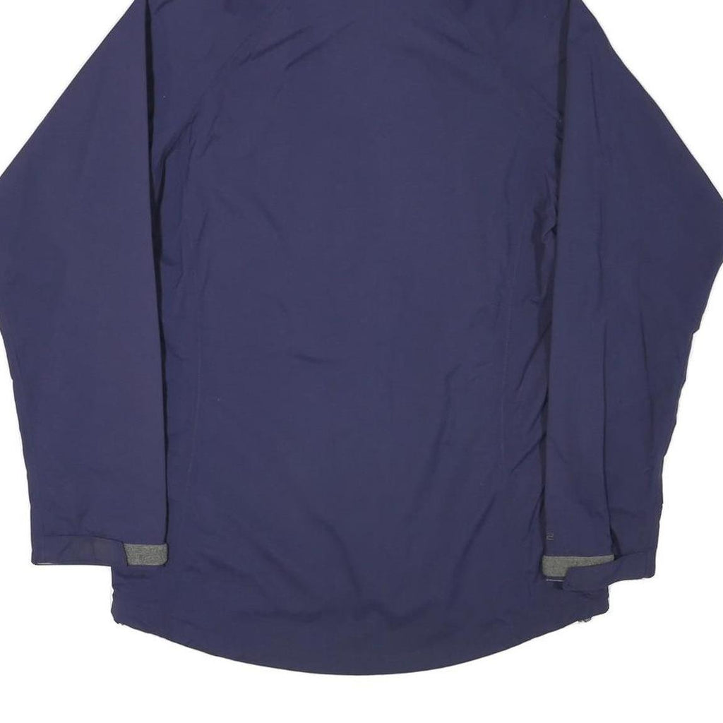 BERGHAUS Womens Blue Outdoor Jacket UK 10 Polyester Blend Hooded Zip Casual