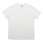 MLB Mens White Blue Los Angeles Dodgers Graphic T-Shirt M Short Sleeve Crew Neck