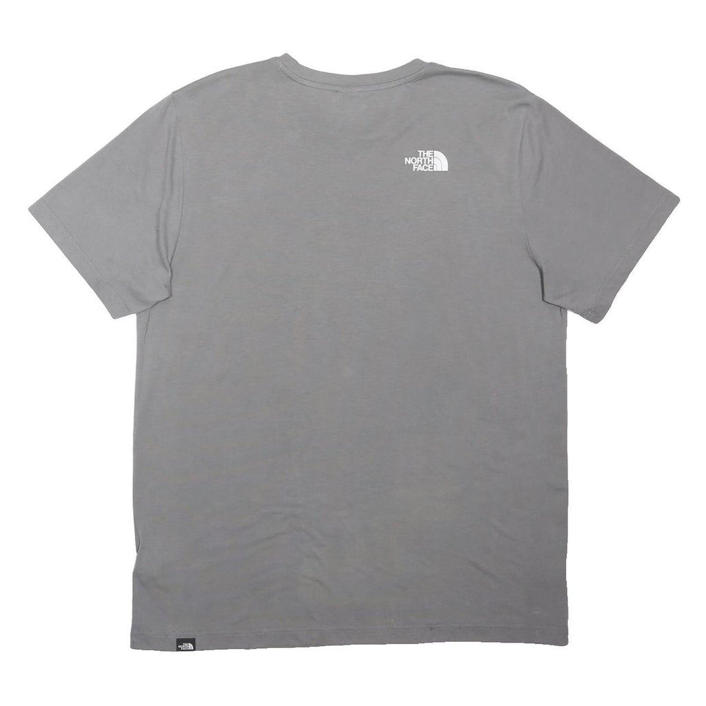 THE NORTH FACE Mens Grey Graphic T-Shirt L Short Sleeve Crew Neck Outdoor Casual