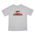 CHASE AUTHENTICS Mens Grey Dale Earnhardt Jr Racing T-Shirt L Short Sleeve Crew