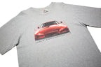 CHASE AUTHENTICS Mens Grey Dale Earnhardt Jr Racing T-Shirt L Short Sleeve Crew