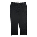 DICKIES Mens Cotton Black Regular Fit Straight Leg Trousers W38 L32 Workwear