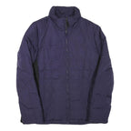 CALVIN KLEIN Mens Blue Zip Jacket XS Polyester Blend Plain Lightweight Casual