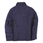 CALVIN KLEIN Mens Blue Zip Jacket XS Polyester Blend Plain Lightweight Casual