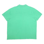 KAPPA Mens Green Short Sleeve Plain 3XL Cotton Blend Polo Shirt Classic Logo