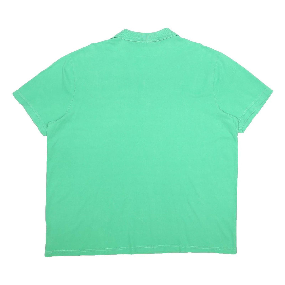 KAPPA Mens Green Short Sleeve Plain 3XL Cotton Blend Polo Shirt Classic Logo
