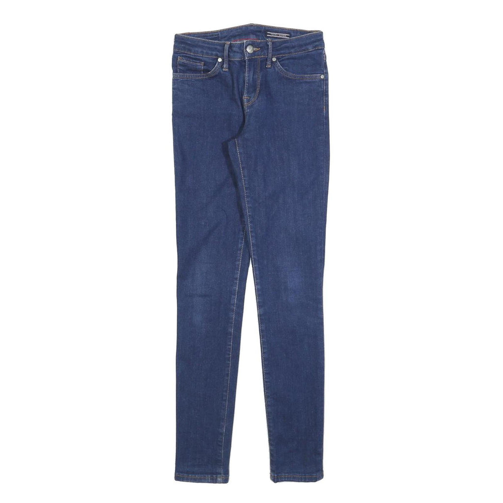 TOMMY HILFIGER Womens Jeans Blue Slim Skinny Denim Medium W26 L30 Stretch
