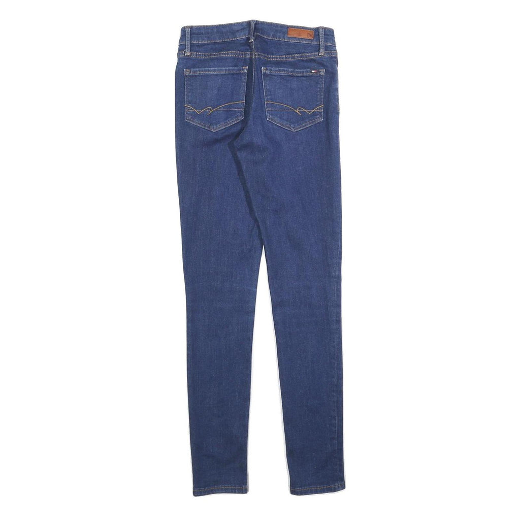 TOMMY HILFIGER Womens Jeans Blue Slim Skinny Denim Medium W26 L30 Stretch