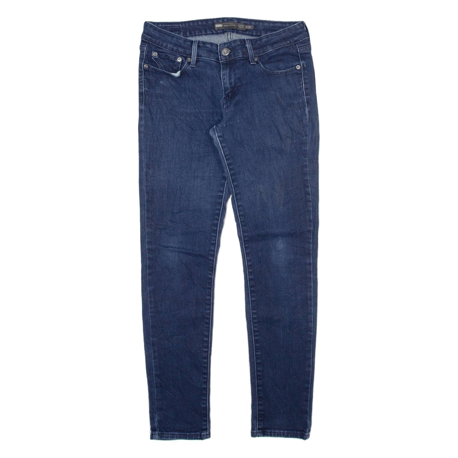 LEVI'S Slight Curve Womens Jeans Blue Slim Skinny W26 L27