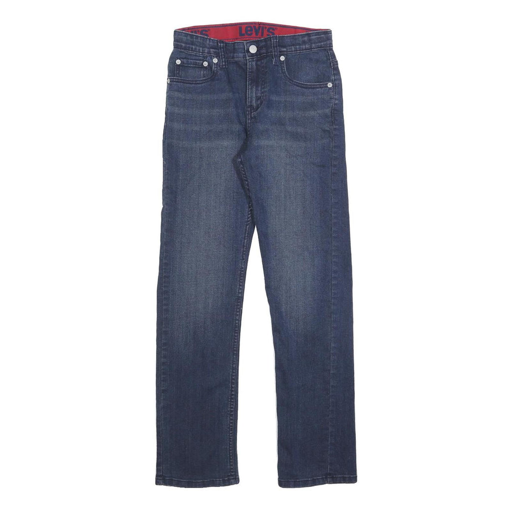 LEVI'S 514 Classic Boys Jeans Blue Classic Straight Denim Medium W27 L29