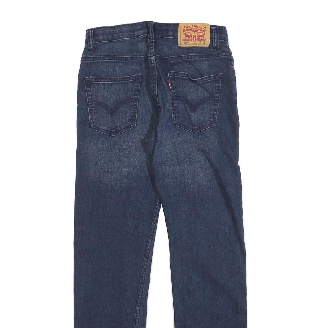 LEVI'S 514 Classic Boys Jeans Blue Classic Straight Denim Medium W27 L29